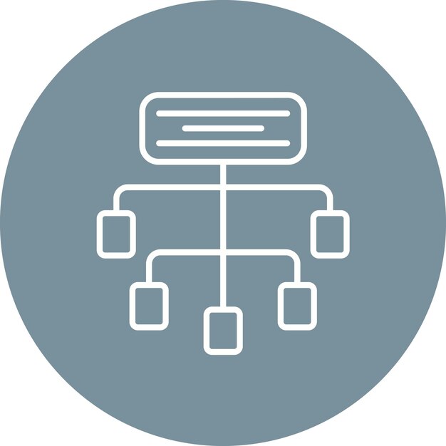 Imagen vectorial de íconos de arquitectura de información Se puede utilizar para UX e UI