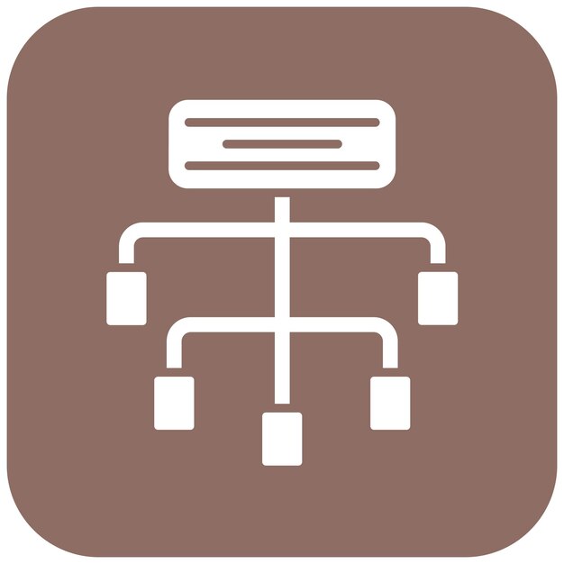 Imagen vectorial de íconos de arquitectura de información Se puede utilizar para UX e UI