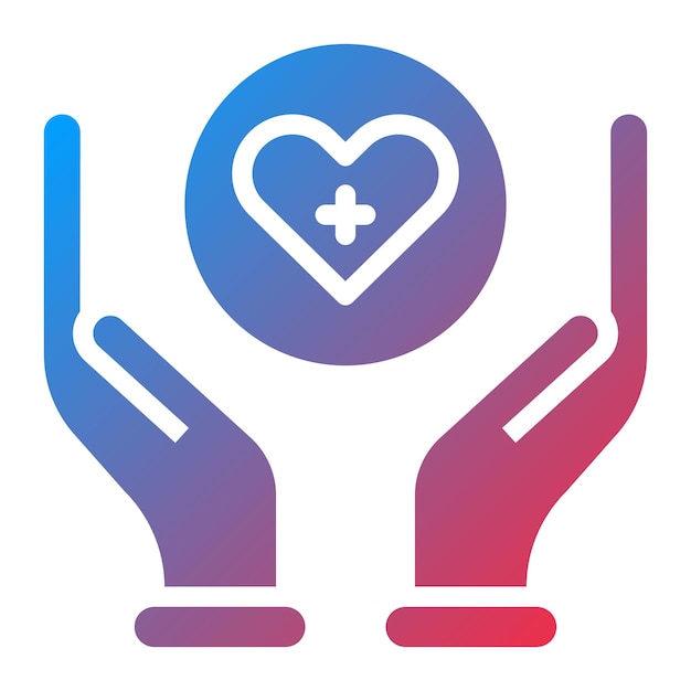 Imagen vectorial de iconos de atención médica básica Se puede utilizar para los servicios domésticos