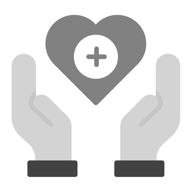 Imagen vectorial de iconos de atención médica Puede usarse para la economía Gig