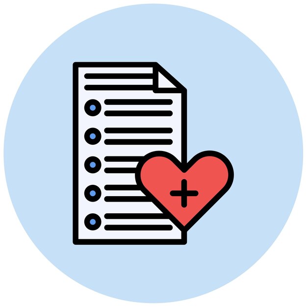 Imagen vectorial de iconos de atención médica Puede utilizarse para la enfermería