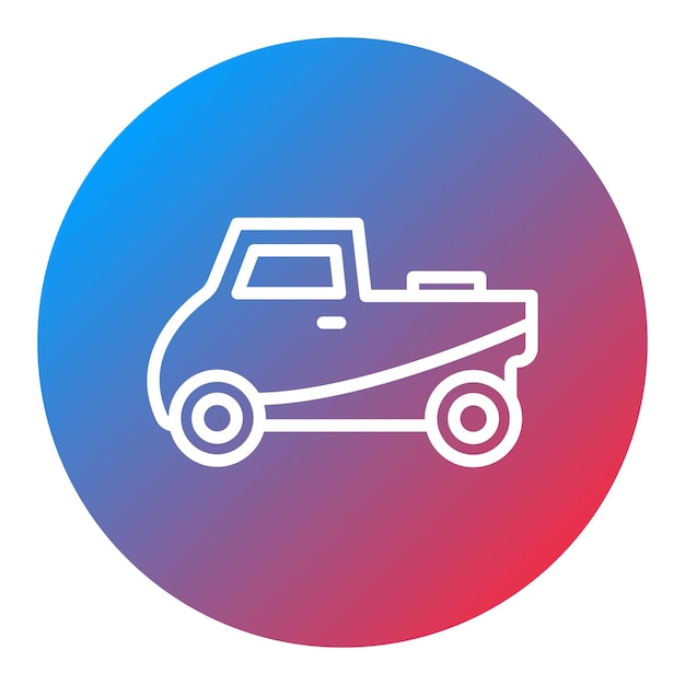 Imagen vectorial de íconos de automóviles antiguos Se puede usar para Museo