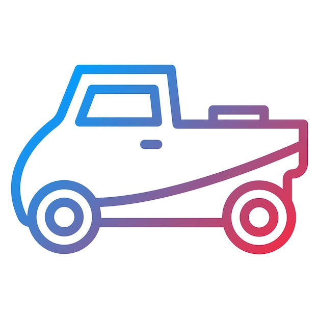 Imagen vectorial de íconos de automóviles antiguos Se puede usar para Museo