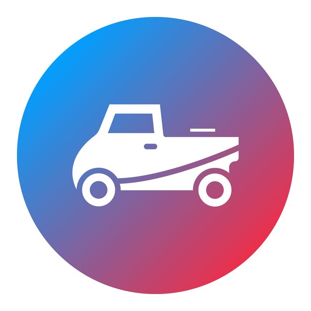 Imagen vectorial de íconos de automóviles antiguos Se puede usar para Museo