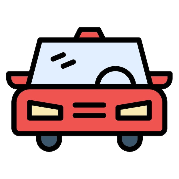 Imagen vectorial de íconos de automóviles Se puede utilizar para la fabricación