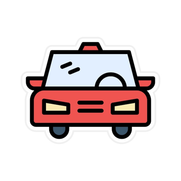 Imagen vectorial de íconos de automóviles Se puede utilizar para la fabricación