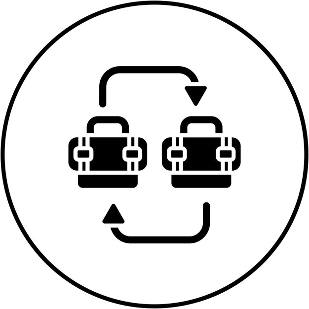 Imagen vectorial de íconos B2B Se puede utilizar para ventas