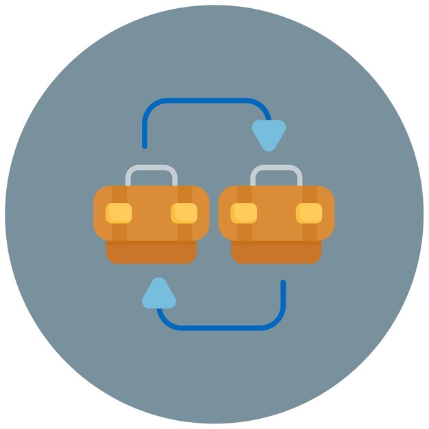 Imagen vectorial de íconos B2B Se puede utilizar para ventas