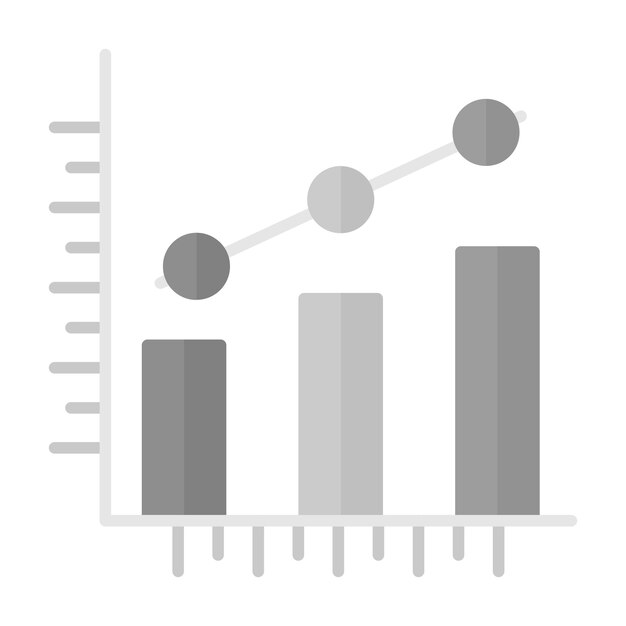 Imagen vectorial de íconos de barras agrupadas Se puede utilizar para infografías