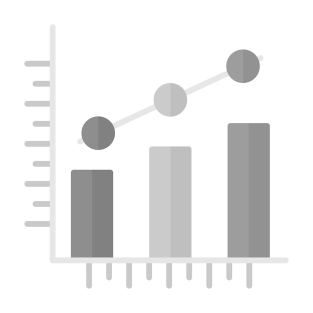 Vector imagen vectorial de íconos de barras agrupadas se puede utilizar para infografías