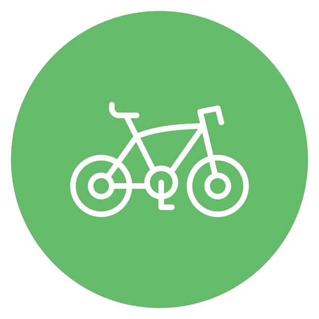 Imagen vectorial de iconos de bicicletas Se puede usar para diversión al aire libre