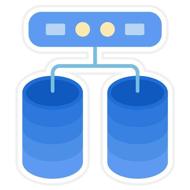Imagen vectorial de íconos de Big Data Se puede utilizar para el marketing web