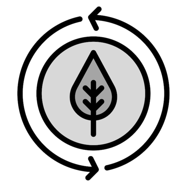 Imagen vectorial de íconos biodegradables Puede utilizarse para la cosmetología