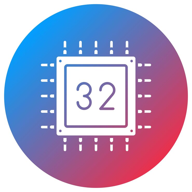 Vector imagen vectorial de íconos de bits puede usarse para ciencias de la computación