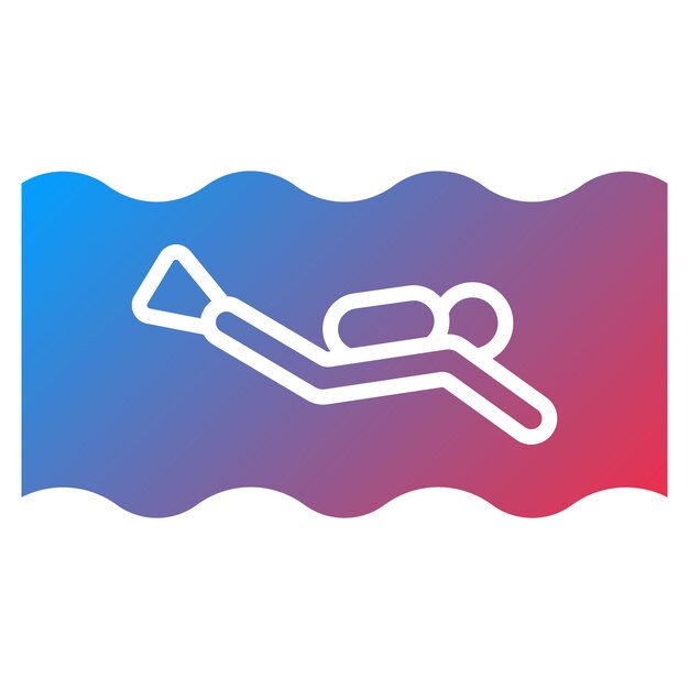 Imagen vectorial de íconos de buceo profundo Se puede utilizar para vacaciones y turismo