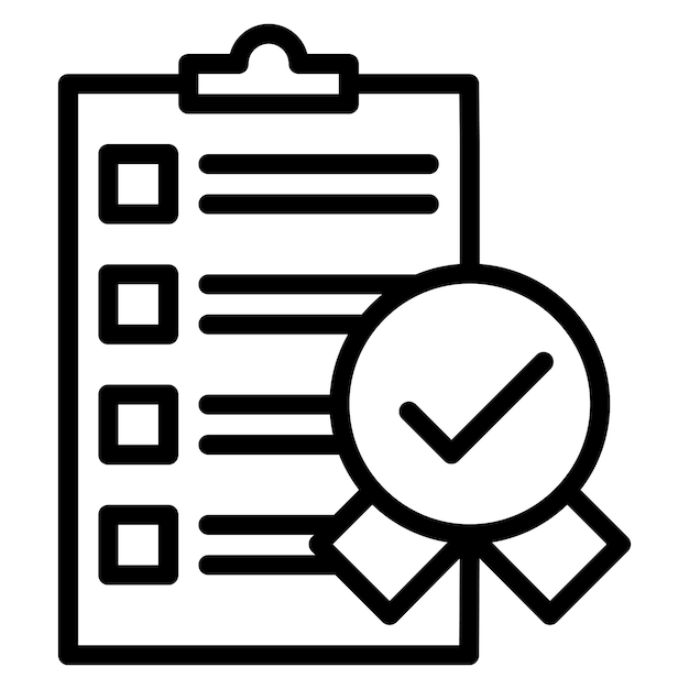 Imagen vectorial de íconos de calidad de estándares Se puede utilizar para la producción en masa