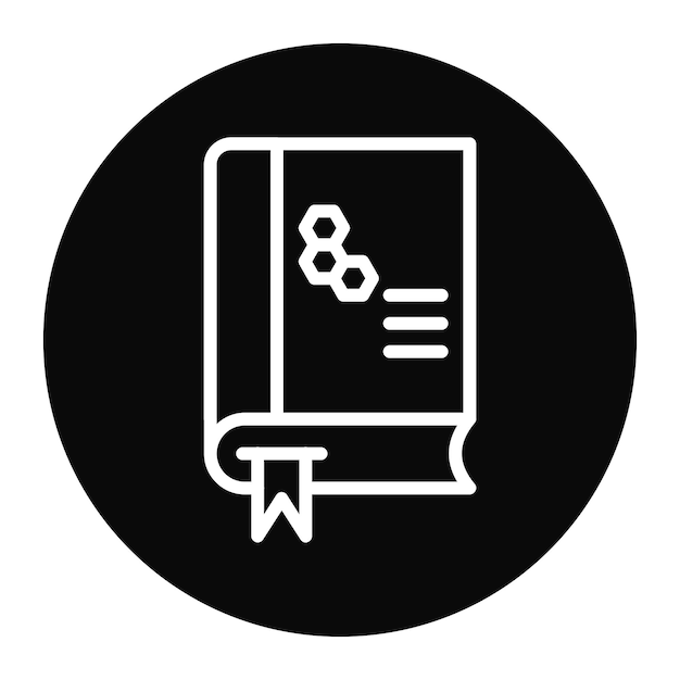 Imagen vectorial de íconos de ciencias literarias Se puede utilizar para la literatura