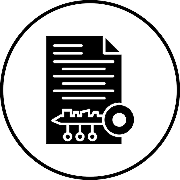 Imagen vectorial de iconos de claves asimétricas Puede utilizarse para Fintech