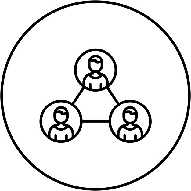 Imagen vectorial de iconos de colegas Se puede utilizar para personas de negocios