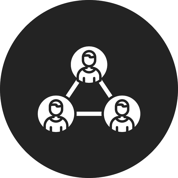 Imagen vectorial de iconos de colegas Se puede utilizar para personas de negocios