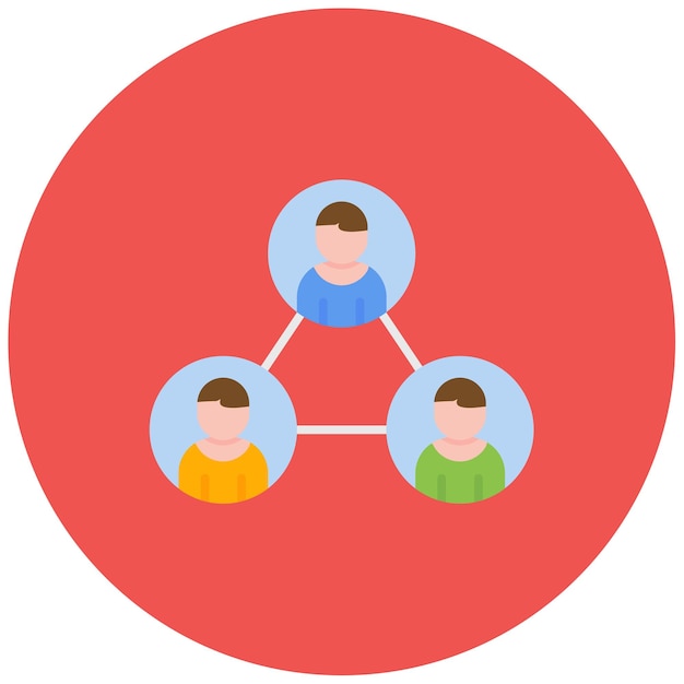 Imagen vectorial de iconos de colegas Se puede utilizar para personas de negocios