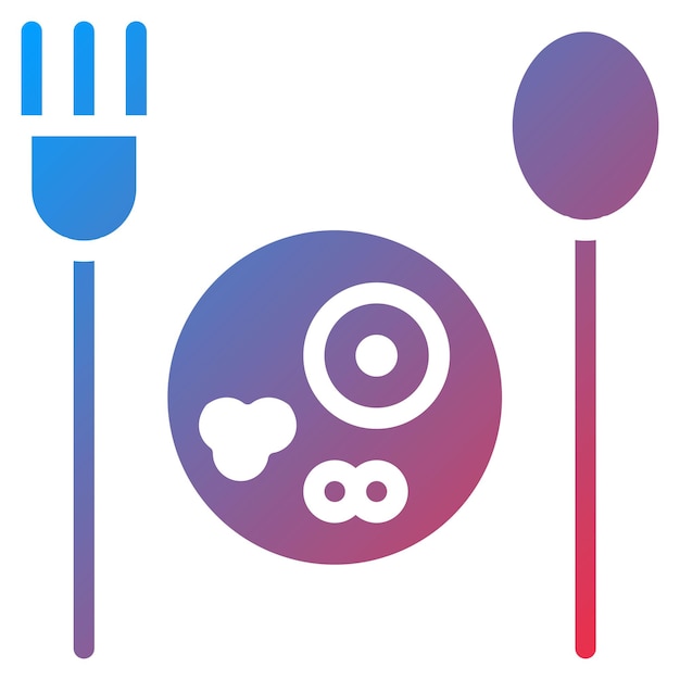 Imagen vectorial de íconos de comida Se puede usar para Tribus Urbanas