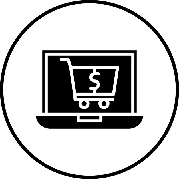 Imagen vectorial de íconos de compras personales Se puede utilizar para Gig Economy