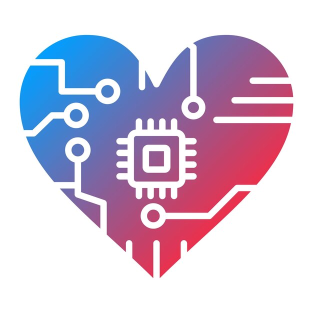 Imagen vectorial de íconos de computación afectiva Puede utilizarse para el análisis de datos