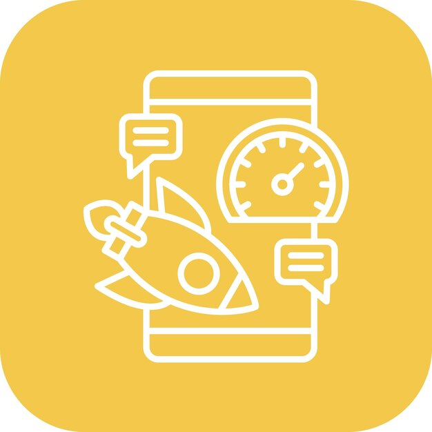 Imagen vectorial de íconos de comunicación de alta velocidad Se puede utilizar para alojamiento web