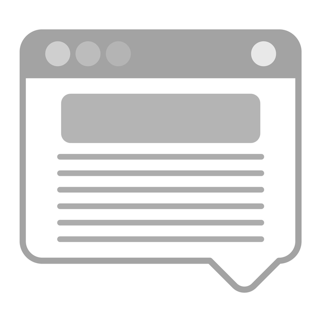Imagen vectorial de íconos de copywriting en línea Se puede usar para negocios basados en el hogar