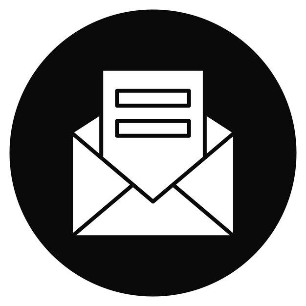 Imagen vectorial de íconos de correo electrónico Se puede usar para negocios