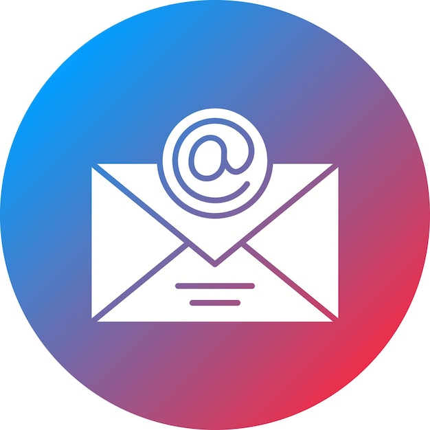 Imagen vectorial de íconos de correo electrónico Se puede utilizar para Comunicación y Medios