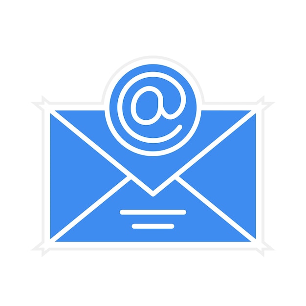 Imagen vectorial de íconos de correo electrónico Se puede utilizar para Comunicación y Medios