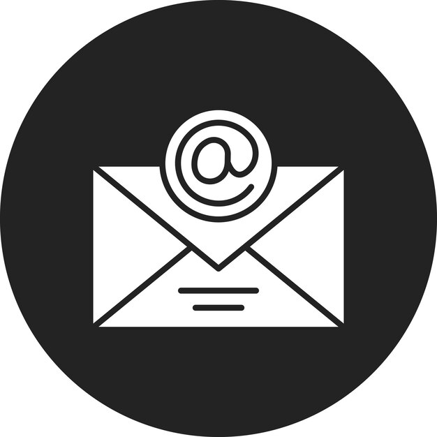 Imagen vectorial de íconos de correo electrónico Se puede utilizar para Comunicación y Medios