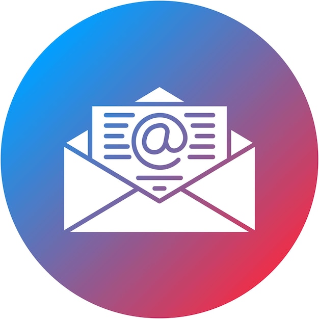 Imagen vectorial de íconos de correo electrónico Se puede utilizar para la interfaz de usuario