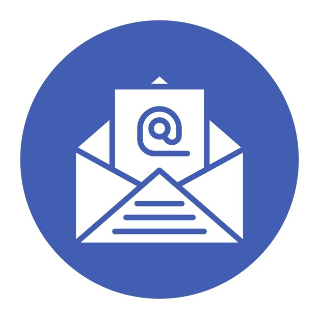 Imagen vectorial de íconos de correo electrónico Se puede utilizar para el manejo de crisis