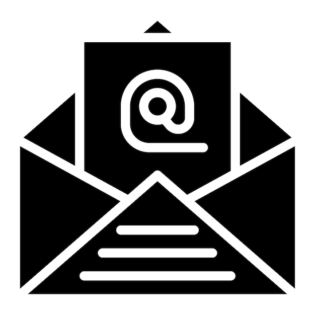 Imagen vectorial de íconos de correo electrónico Se puede utilizar para el manejo de crisis