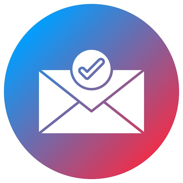 Imagen vectorial de íconos de correo electrónico Puede utilizarse para Office