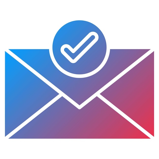 Imagen vectorial de íconos de correo electrónico Puede utilizarse para Office