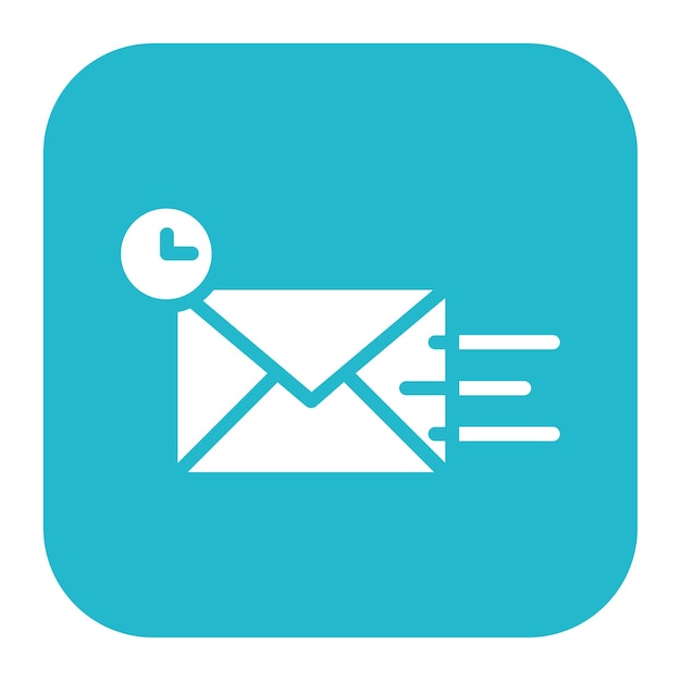 Imagen vectorial de íconos de correo expreso Puede utilizarse para el servicio postal