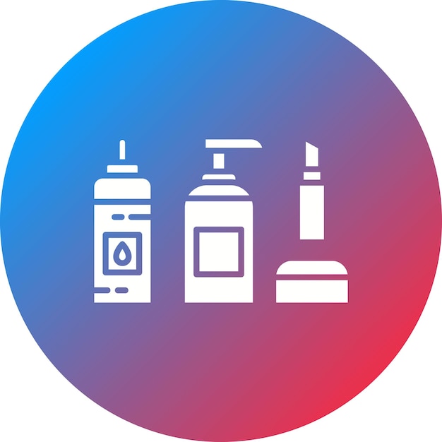 Imagen vectorial de iconos de cosméticos Se puede usar para Mall
