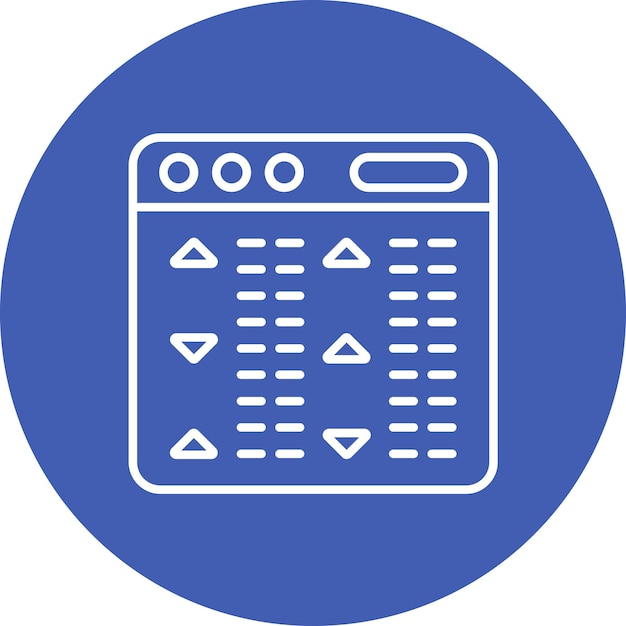 Imagen vectorial de iconos de cotizaciones en tiempo real Se puede utilizar para invertir