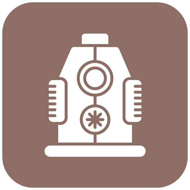 La imagen vectorial de iconos criónicos se puede usar para el futuro