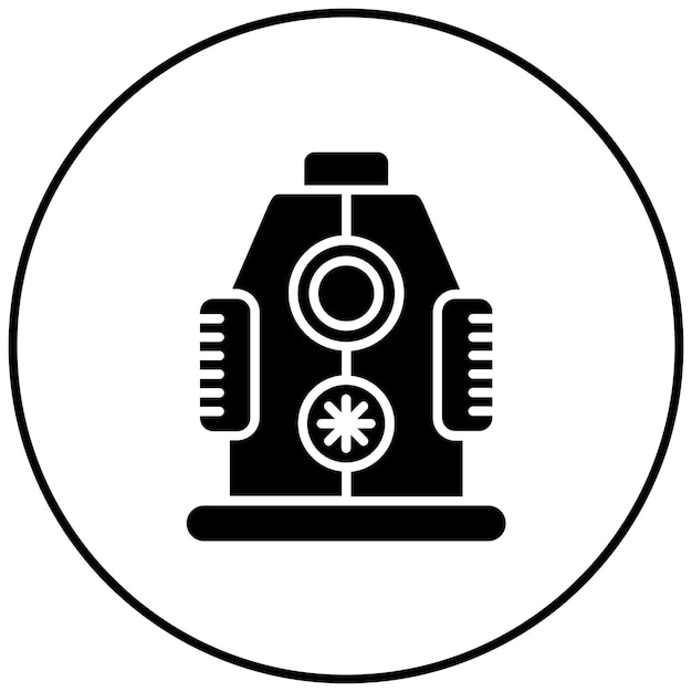 La imagen vectorial de iconos criónicos se puede usar para el futuro