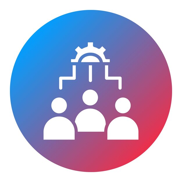 Imagen vectorial de iconos de crowdsourcing Se puede utilizar para los nuevos medios