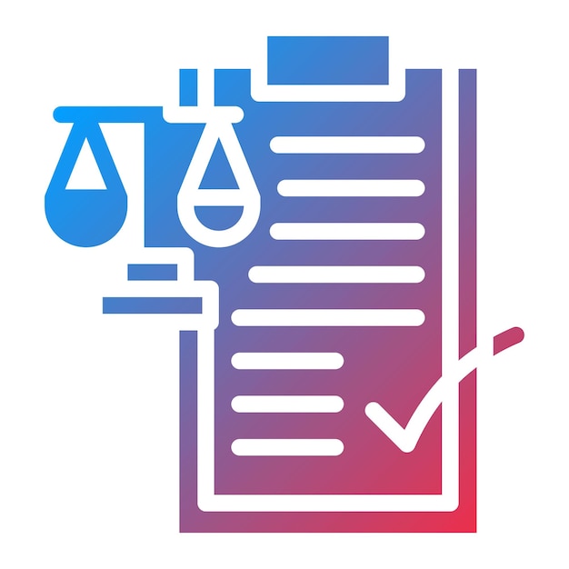 Imagen vectorial de íconos de cumplimiento legal Se puede utilizar para servicios legales
