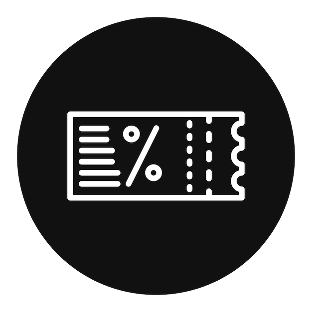 Imagen vectorial de iconos de cupones de comedor Se puede usar para Casino