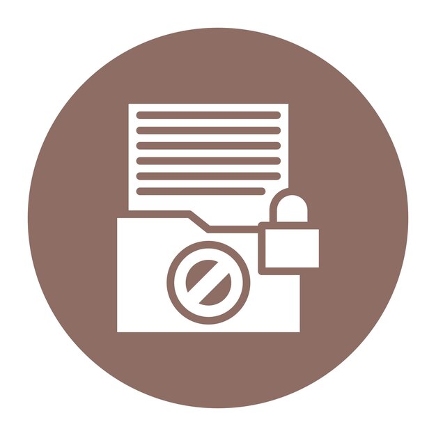 Imagen vectorial de iconos de datos personales sensibles Puede utilizarse para el cumplimiento y la regulación