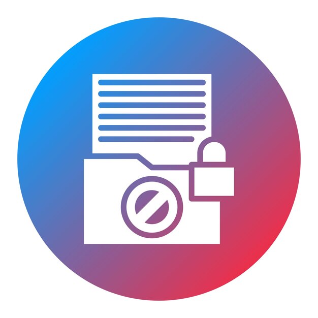 Imagen vectorial de iconos de datos personales sensibles Puede utilizarse para el cumplimiento y la regulación