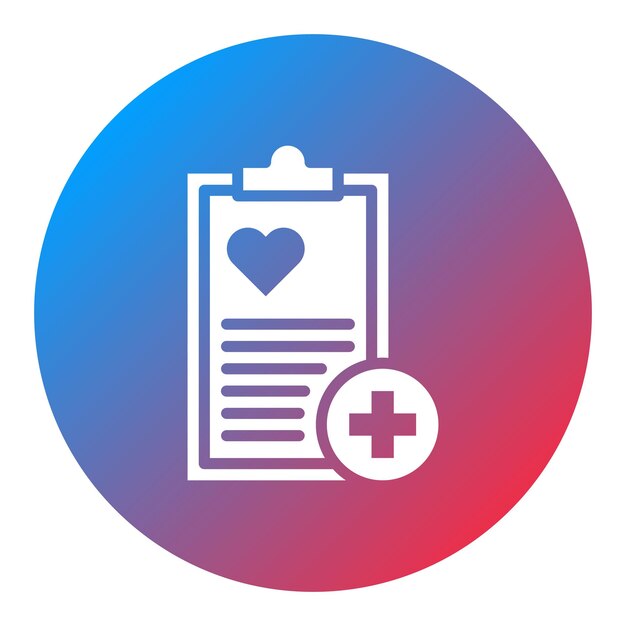 Imagen vectorial de iconos de datos relativos a la salud Puede utilizarse para el cumplimiento y la regulación
